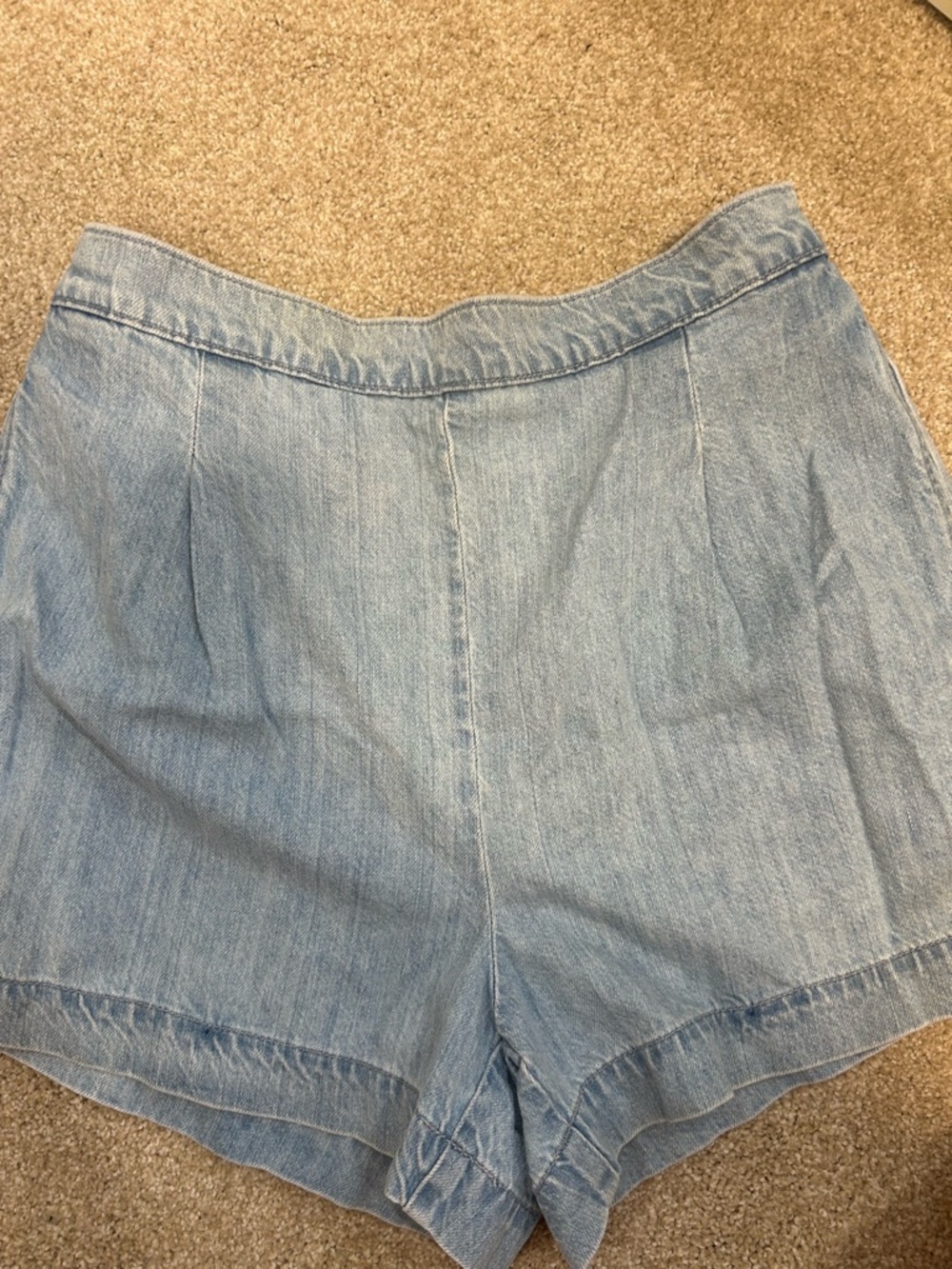 Madewell Light Blue High-Waist Denim Shorts size medium worn one time